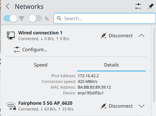 kde plasma usb connection pupup